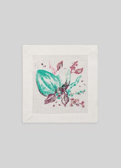 Orchard Green Cocktail Napkins Set of 4, Viya by Vikram Goyal