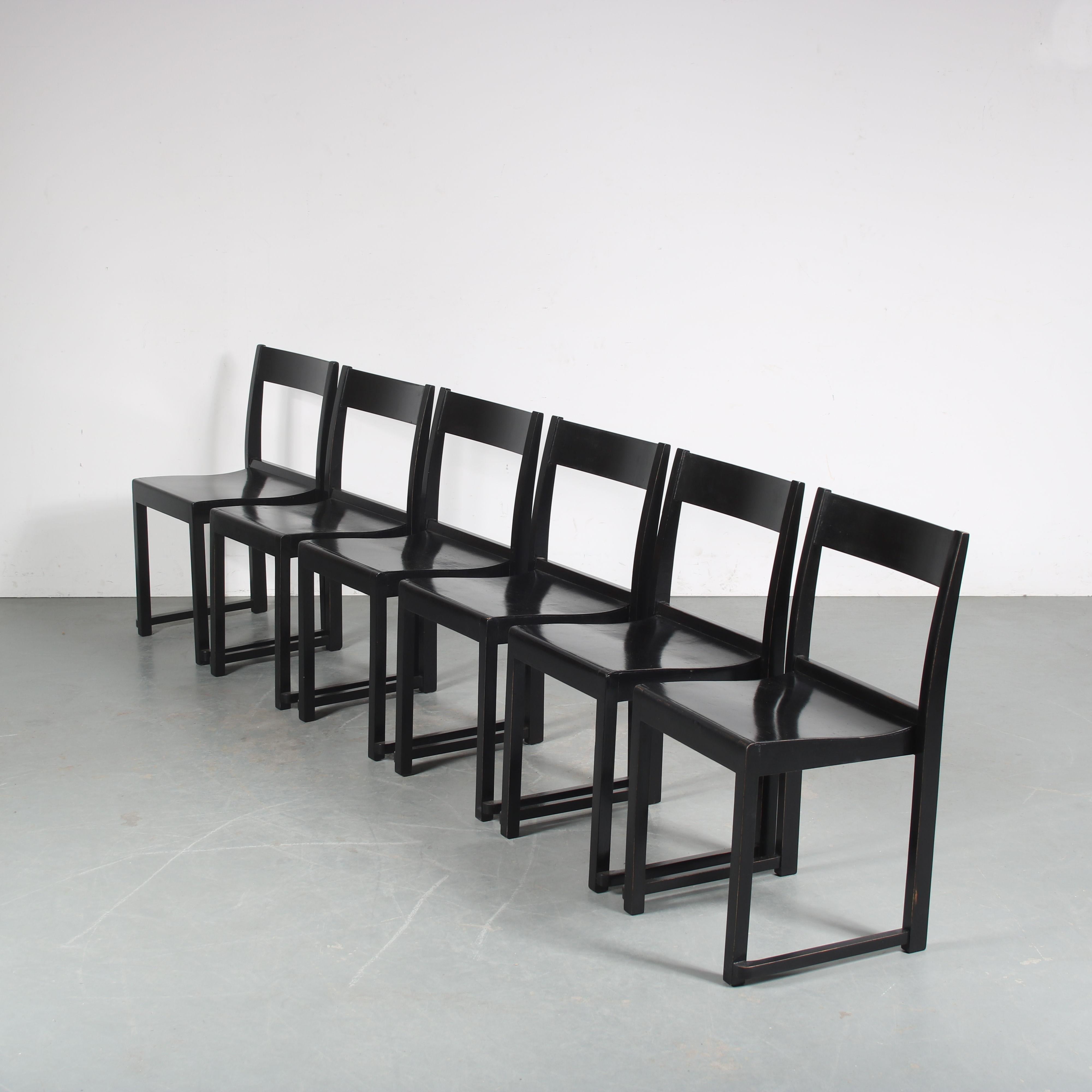 Swedish “Orchestra” Dining Chairs by Sven Markelius, Sweden, 1930
