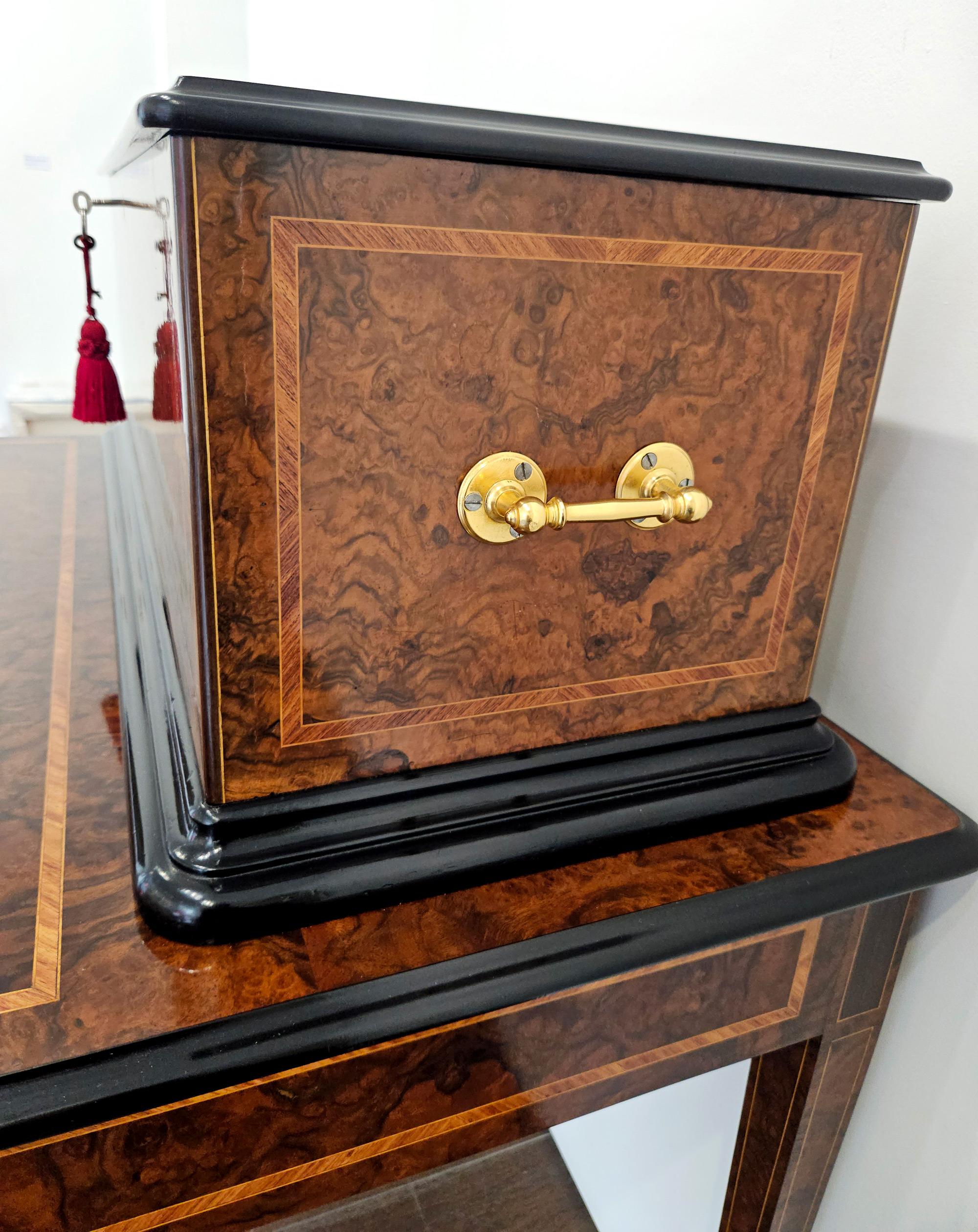 Orchestral Interchangeable Antique Music Box on Table, Ducommun Girod, c. 1870 For Sale 7
