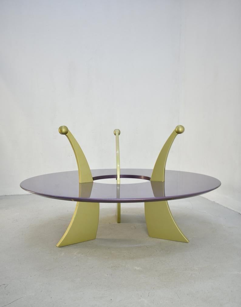 Orchid Coffee Table by Massimo Morozzi for Archizoom, 1980s, Italy In Good Condition For Sale In Zagreb, HR