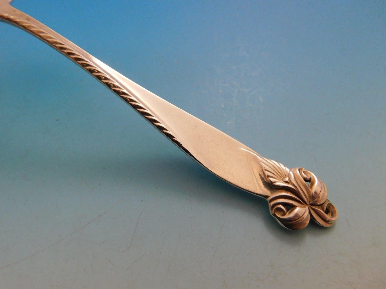 20ième siècle Ensemble de couverts en argent sterling Orchid Elegance de Wallace pour 8 personnes 54 pièces en vente
