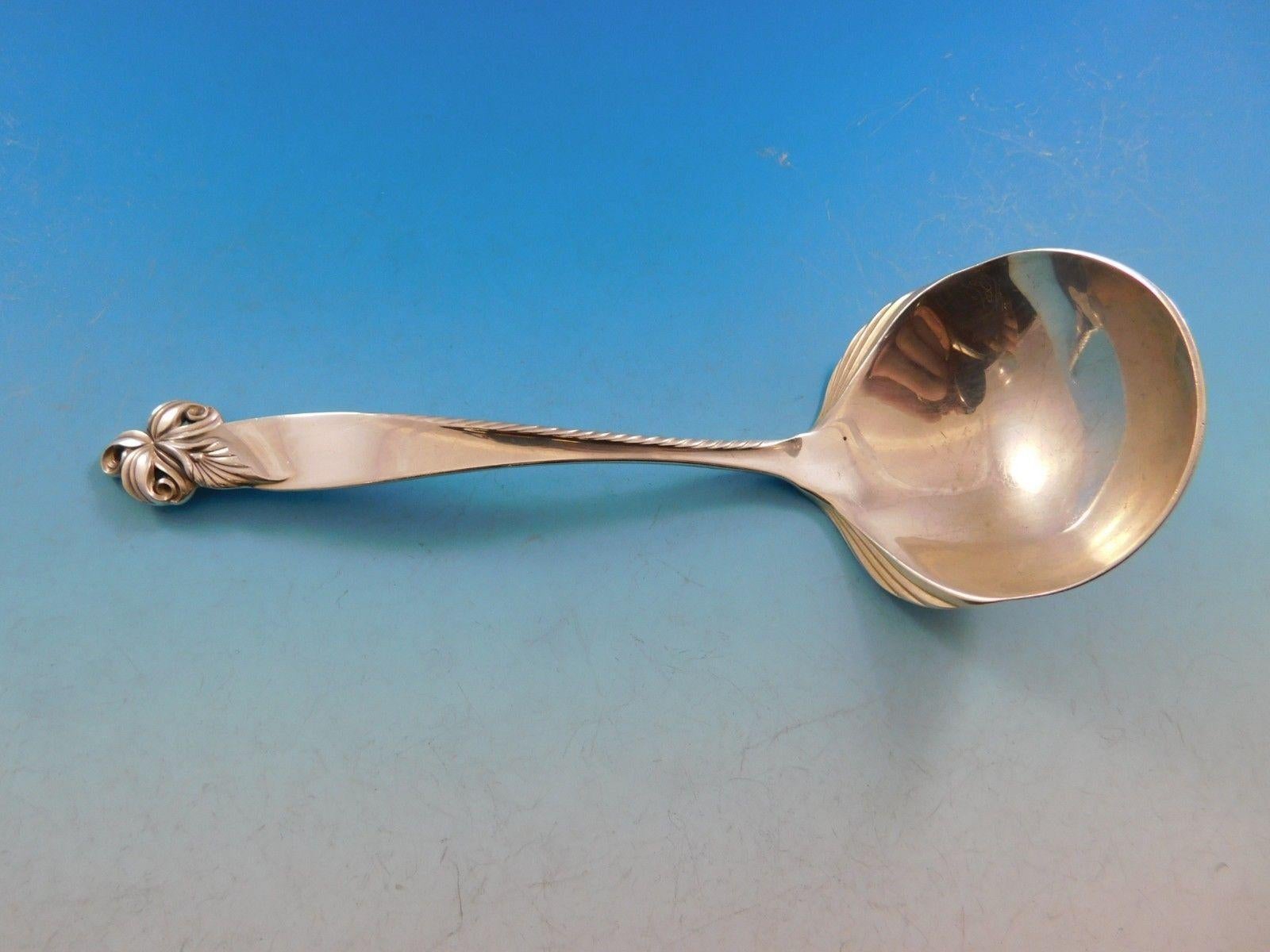 Ensemble de couverts en argent sterling Orchid Elegance de Wallace pour 8 personnes 54 pièces en vente 4
