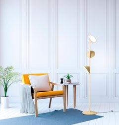 Orchid: Modern Italian Floor Lamp, Minimal Form, High Performance, Dimmable