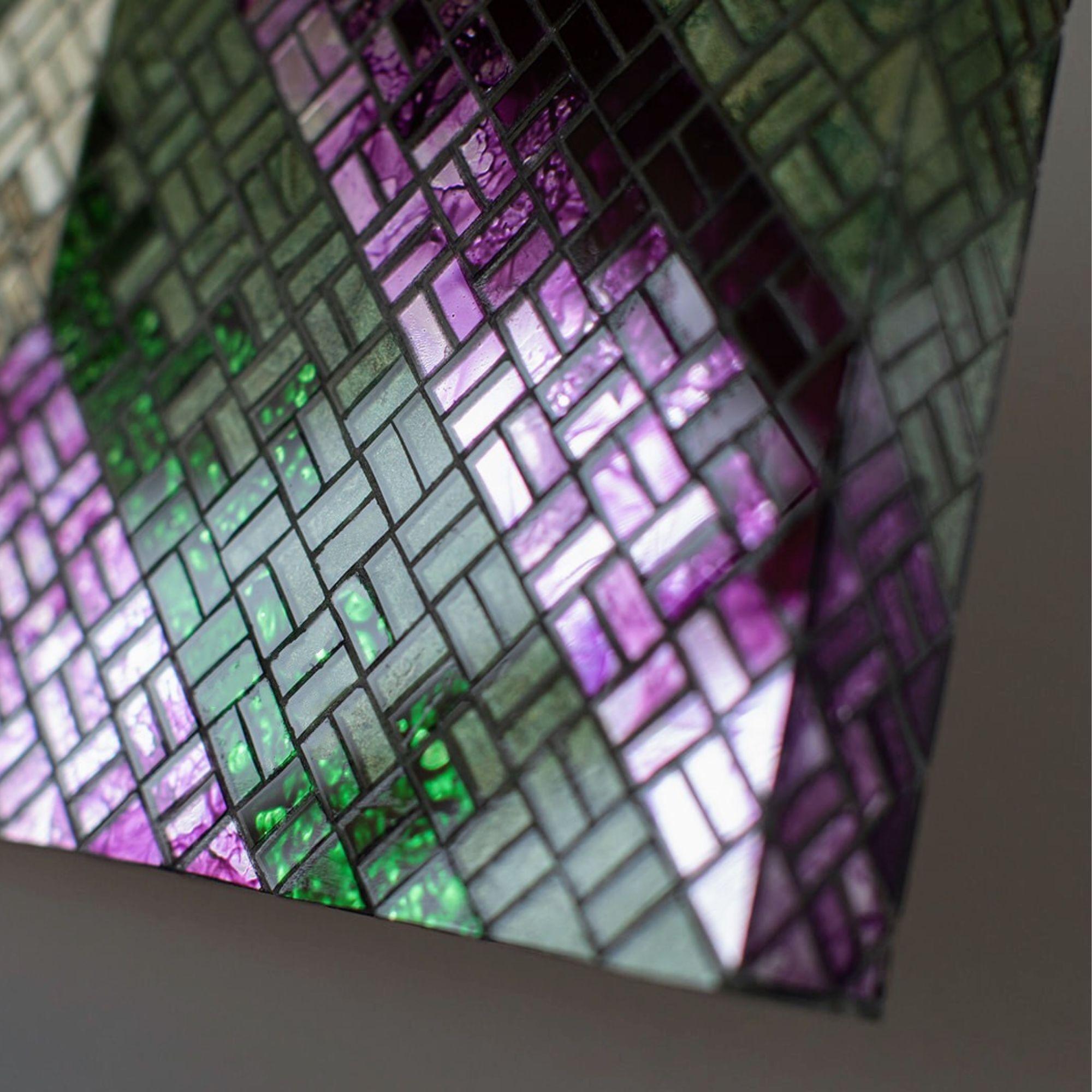 “Orchid” – Installazione murale in mosaico artistico  Kaleidoscope Collection In condizioni Nuovo in vendita a Venezia, IT