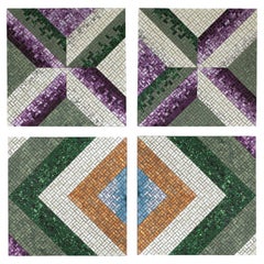 “Orchid” – Installazione murale in mosaico artistico  Kaleidoscope Collection