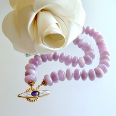 Orchid Kunzite Choker Necklace, Orianne IV Necklace