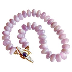 Orchid Kunzite Choker Necklace, Orianne IV Necklace