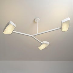 Orchid N.3 Ceiling Light by Gaspare Asaro. Cloud White Finish