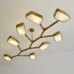 Plafoniera Orchid N.8 di Gaspare Asaro. Finitura bronzo