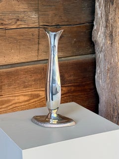 Jarrón «Orchid» de Th. Marthinsen, 830 de plata, Noruega, década de 1960