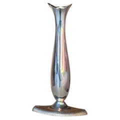 Orchid Vase by Th. Marthinsen, 830 silver, Norway 1960s