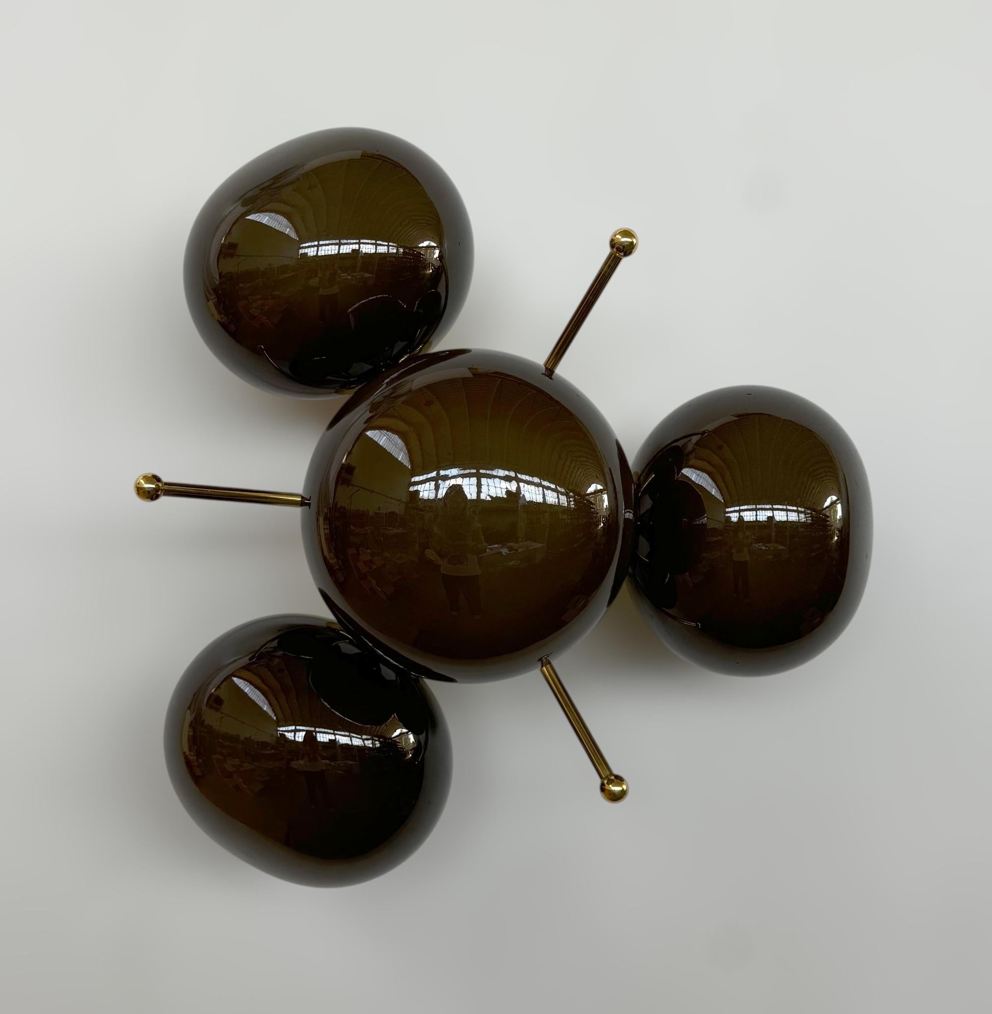Orchidea Pebble Flush Mount by Fabio Ltd In New Condition For Sale In Los Angeles, CA