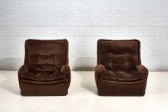 Orchidee-Loungesessel von Michel Cadestin für Airborne mit Ottomane, Frankreich, 1968