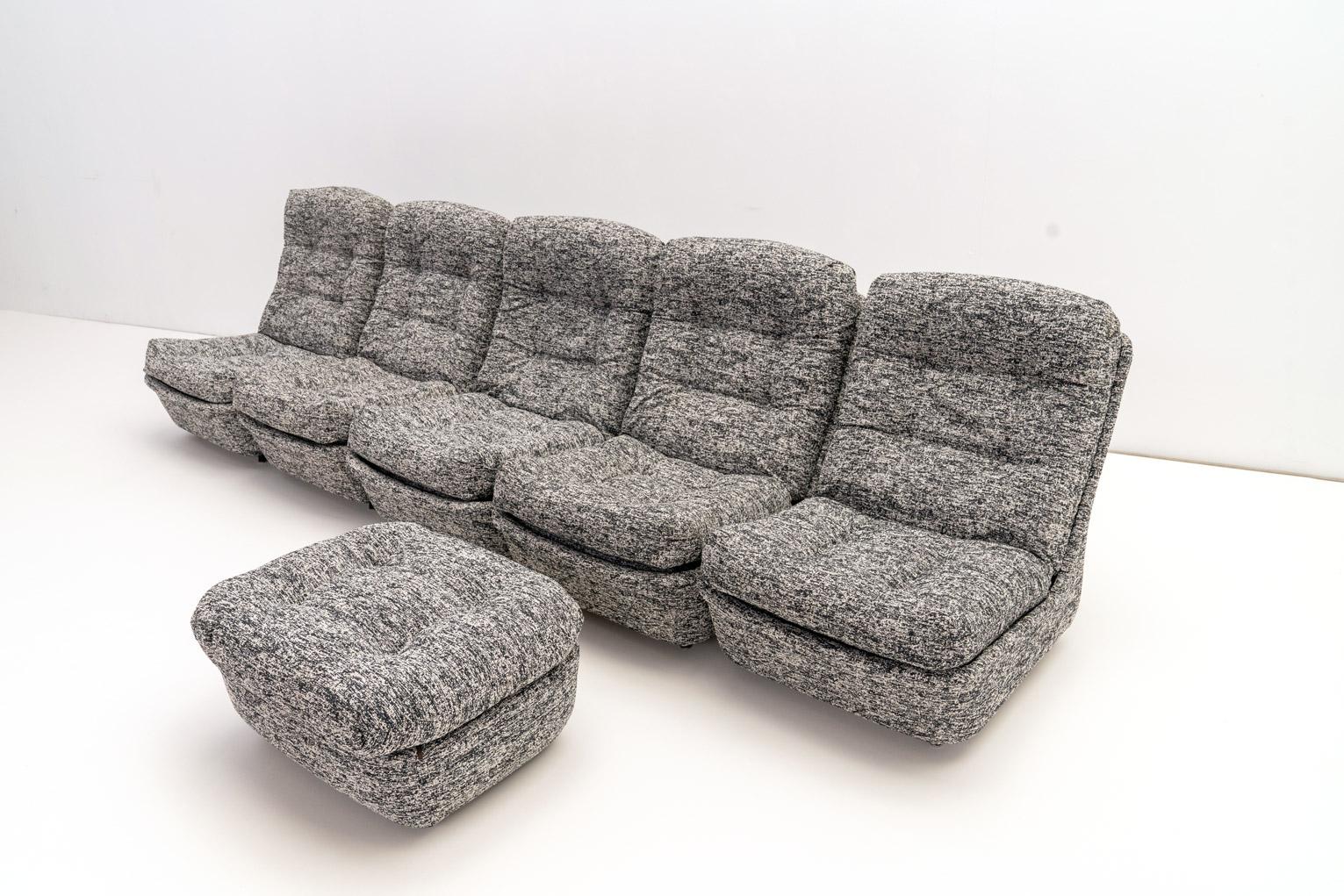 Tumbonas modulares Orchidée de Michel Cadestin para Airborne, Francia Era espacial en venta