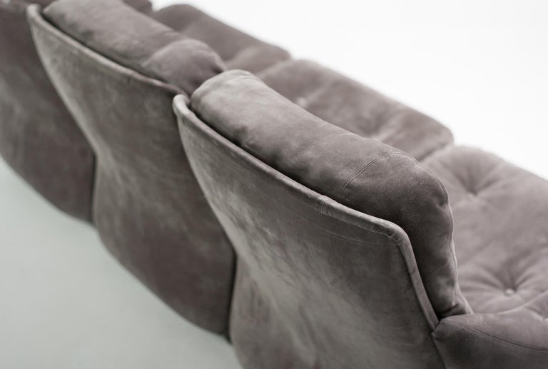 Mid-Century Modern ‘Orchidée’ Modular Sofa by Michel Cadestin For Sale