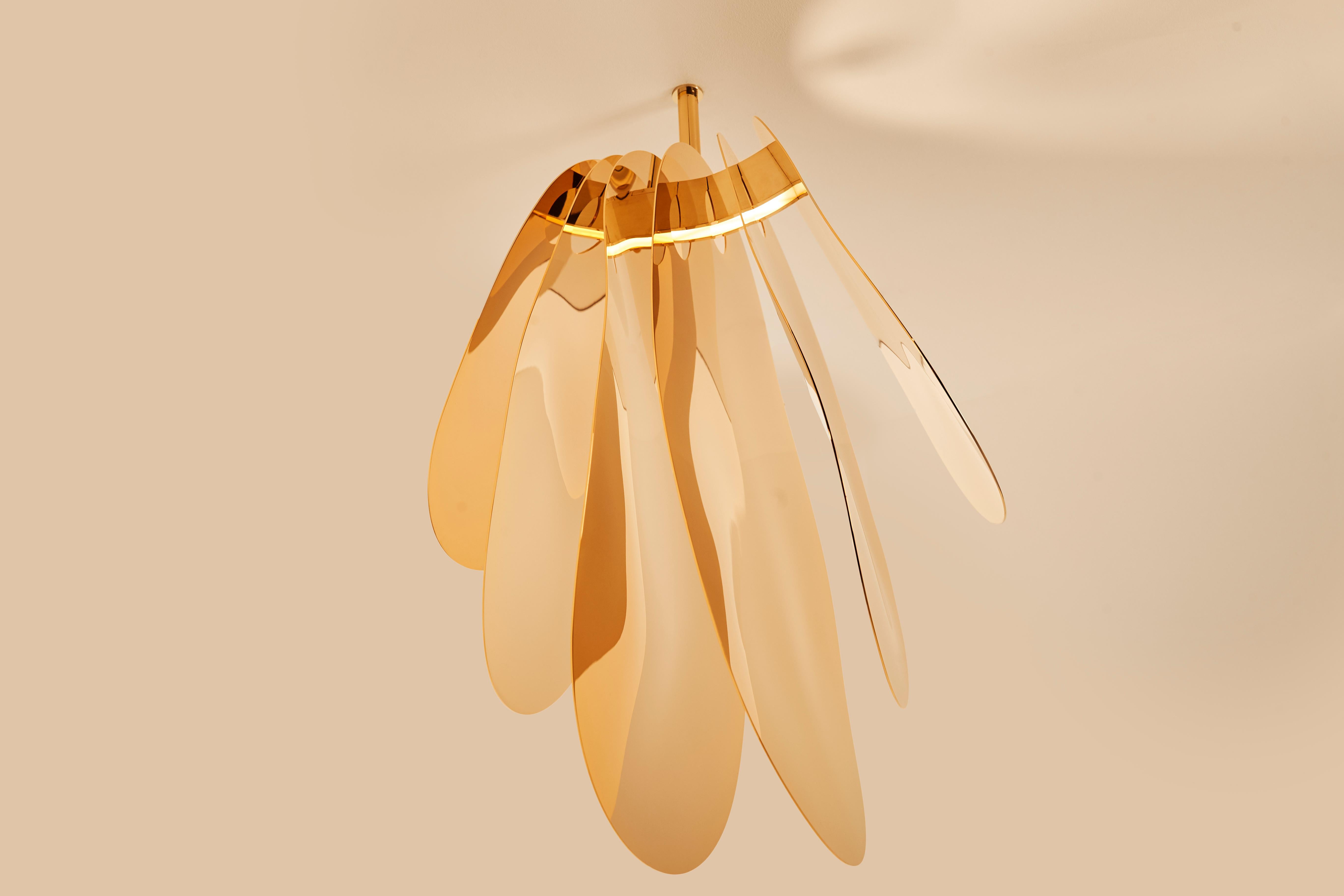 Contemporary Orchidée Simple Pendant Light by Mydriaz