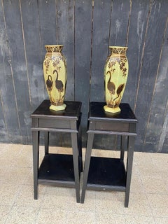 Orchies 'Attributed to' Pair of Ceramic Vases circa 1900
