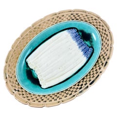 Orchies French Faïence Majolica Asparagus Serving Platter