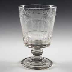 Order of Odd Fellows Large Rummer, c1840