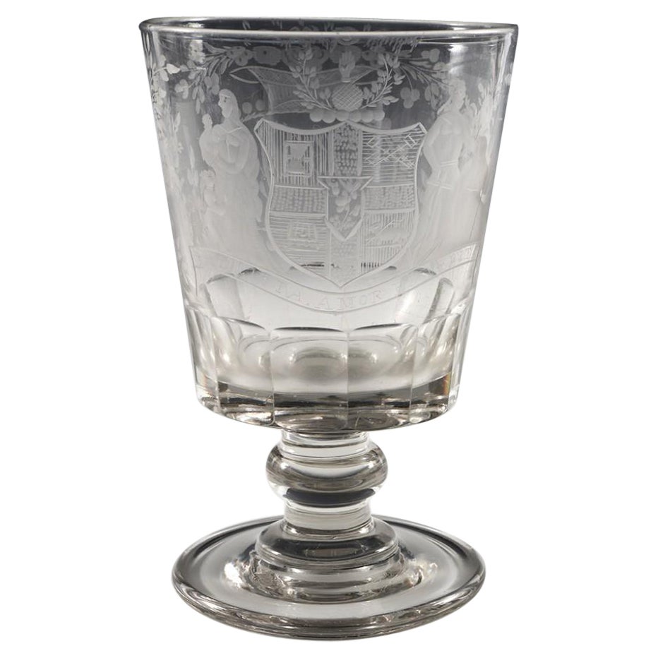 Order of Odd Fellows, Großer Rummer, um 1840 im Angebot