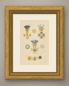 Orders of Bavaria, Ludwig Cross for Fifty Years Service, Plate XII, 1844