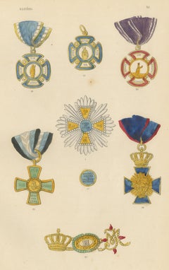 Orders of Bavaria, Order of Saint Michael and Other Crosses, Plate XI, 1844