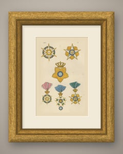 Orders of Brazil, Order of the Rose and Southern Cross, Plate XVI, 1844