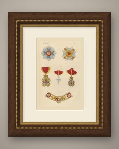 Orders of Brunswick, Order of Henry the Lion Insignia, Plate XVII, 1844