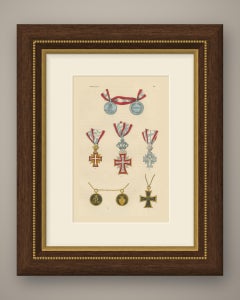 Orders of Denmark, Dannebrog Crosses and Long Service Medals, Plate XX, 1844