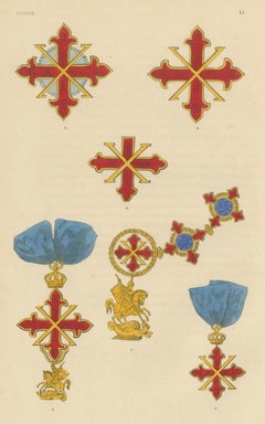 Orders of Parma, Constantinian Order of Saint George, Plate LI, 1844