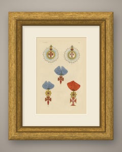 Orders of Portugal, Orders of Christ and Santiago, Plate LVII, 1844