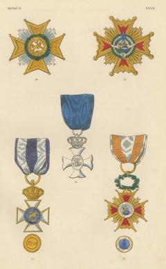 Ordini di Spagna, San Ermenegildo e Isabella la Cattolica, Tavola XXVII, 1844