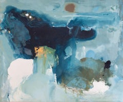Orizzonte d'oro, Pittura, Acrilico su tela