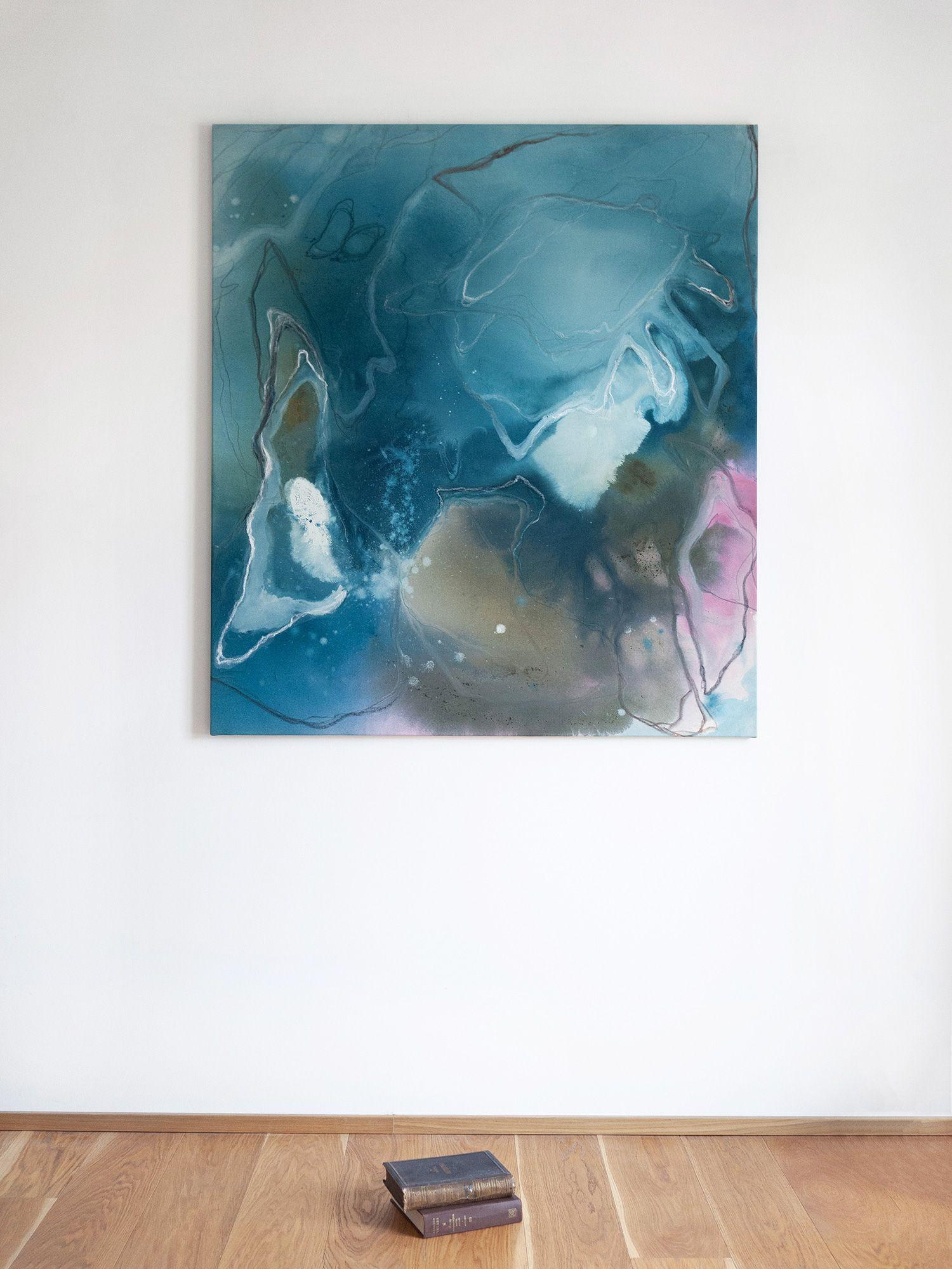 Vieux silence, Pittura, Acrilico su tela - Painting Astratto di Ordo  Amoris