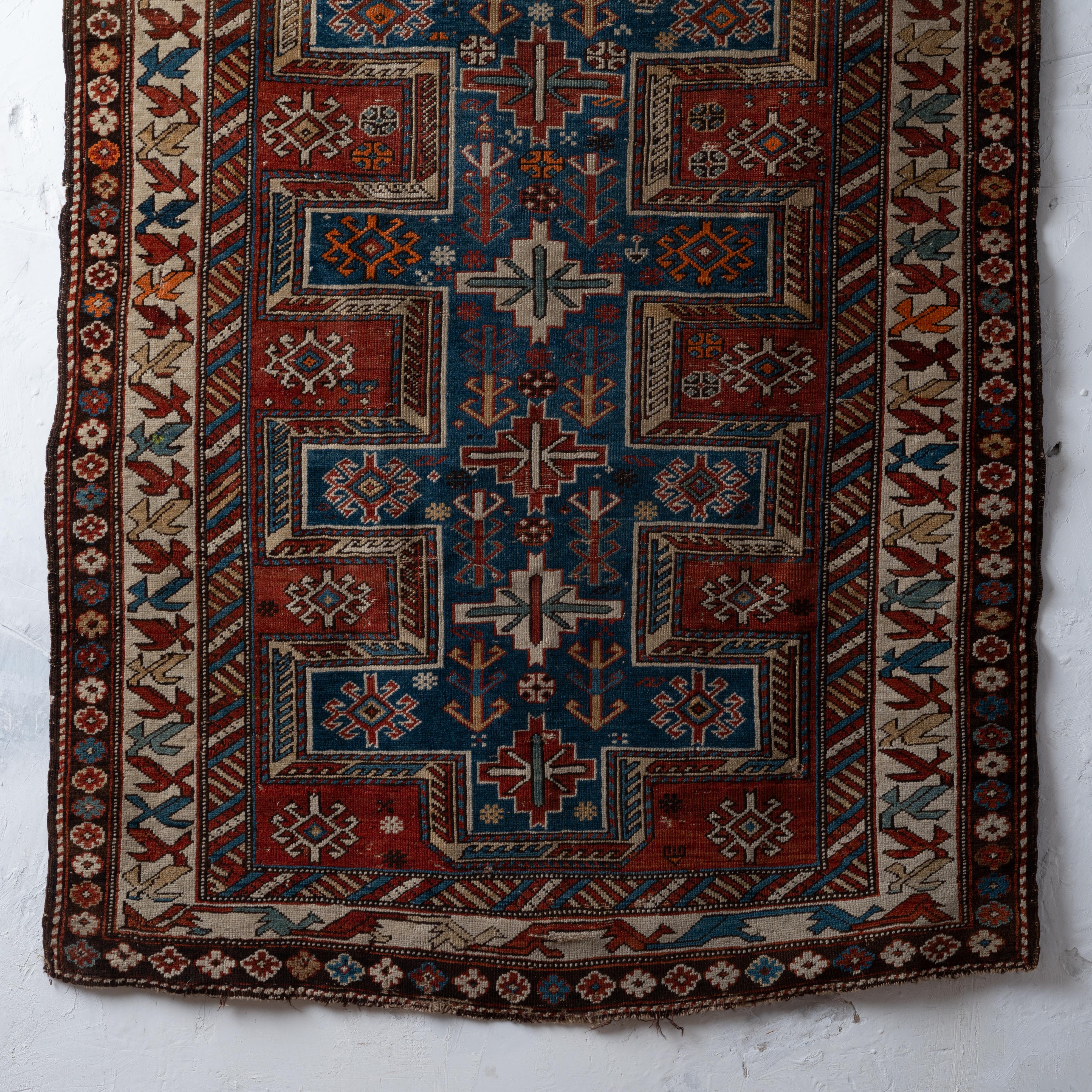 Wool Ordutch Konagkend Kuba Rug, c.1880  For Sale
