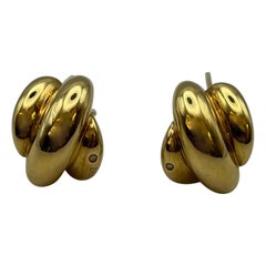 Boucles d'oreilles Damiani en or 18 carats avec diamants - Design italien emblématique