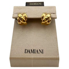Damiani gomitolo earrings in 18 kt. gold with diamonds - Iconic Italian design
