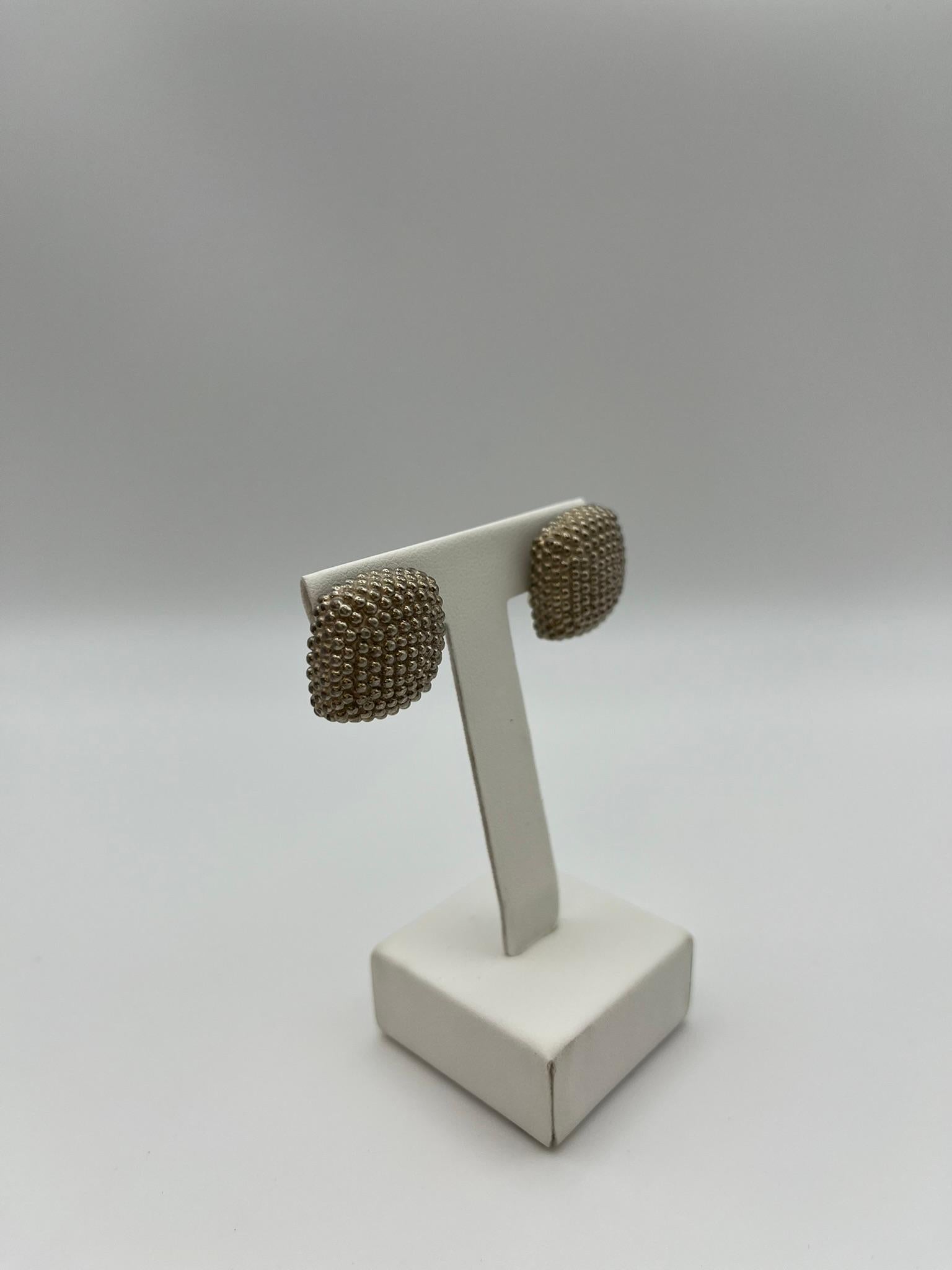 Pendientes cuadrados Fope de plata de ley 925 Moderno en venta