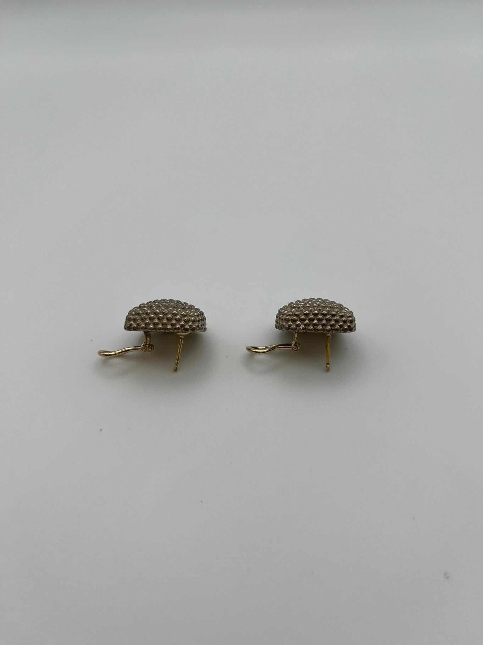 Pendientes cuadrados Fope de plata de ley 925 en venta 4