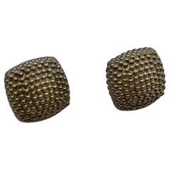 Fope 925 Sterling Silber quadratische Ohrringe