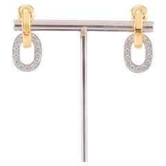 Orecchini in oro giallo e Diamanti firmati POMELLATO