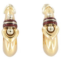 Orecchini La Nouvelle Bague in oro e smalto