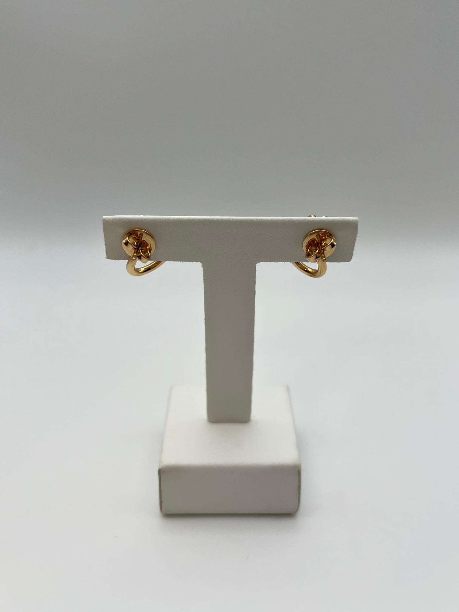 Donna Orecchini LeoPizzo Fiore in oro rosa con diamanti per 0.56 ct. in vendita