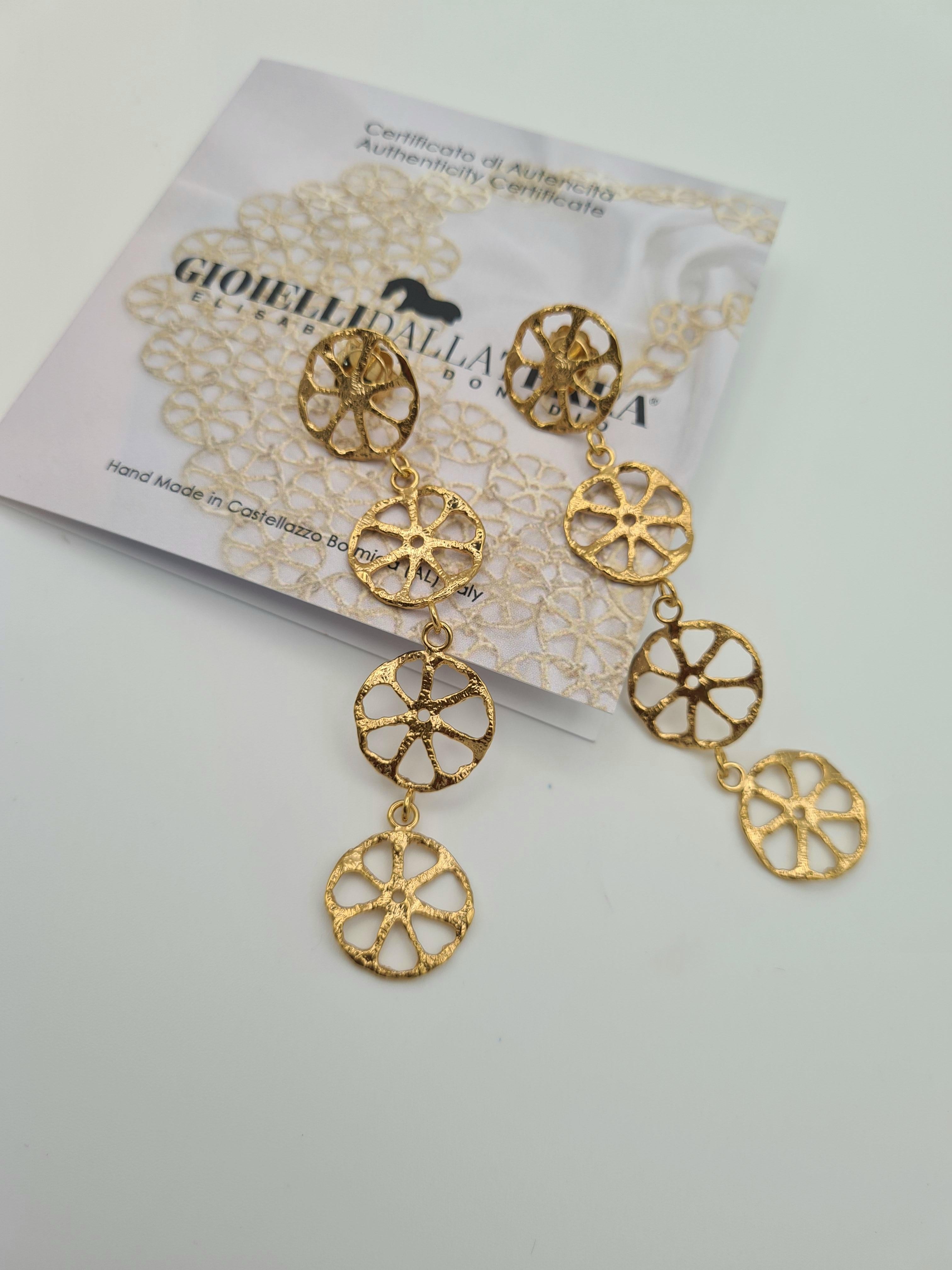 Anhängende Orecchini Collezione Disco Traforato preistorico Damen im Angebot