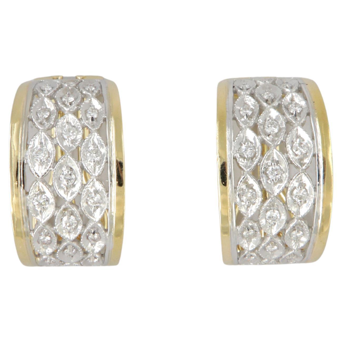 Orecchini Piero Milano in oro 18kt e diamanti ct 0.55