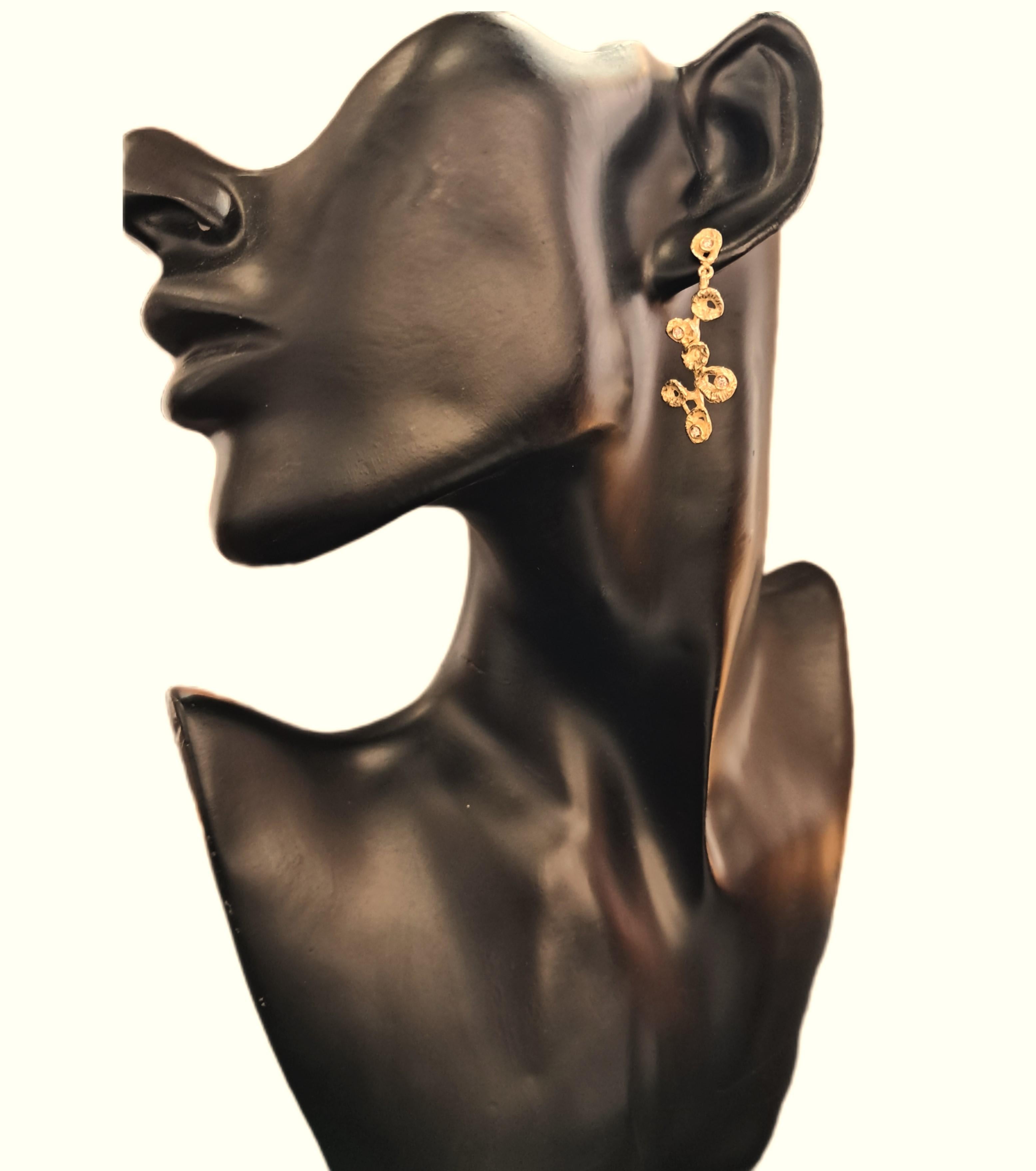 Taille brillant Boucles d'oreilles 