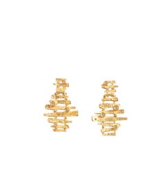 Sacchi Ohrringe aus 18k Gold und Diamanten Steps Kollektion