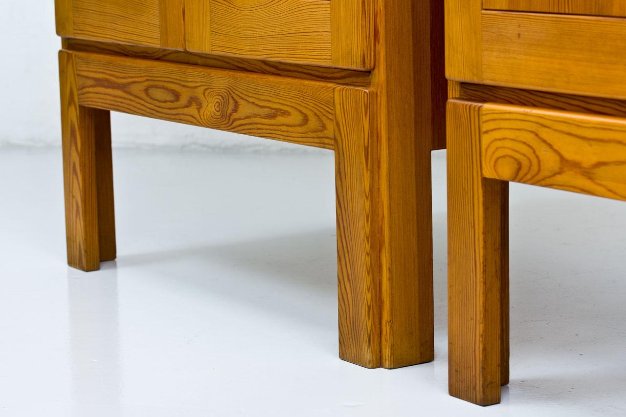 Oregon Pine Cabinets by Børge Mogensen, 1960s, Set of 2 3