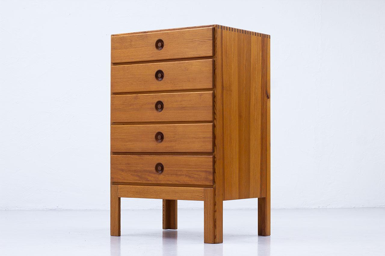 Swedish Oregon Pine Chest of Drawers by Børge Mogensen, 1960s