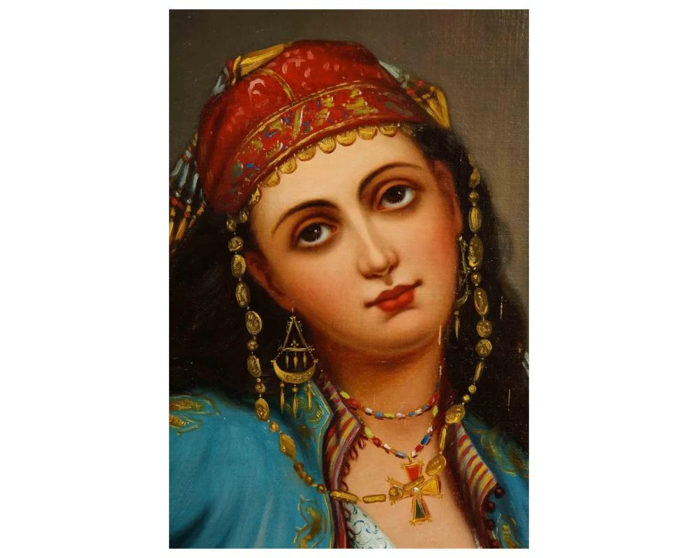 North American Oregon Wilson “Gypsy Dancer” Orientalist Oil Painting